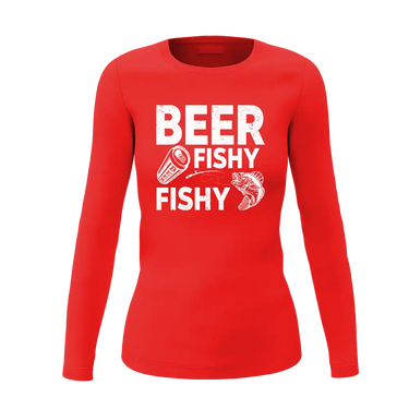 Beer Fishy Fishy Women Long Sleeve Shirt